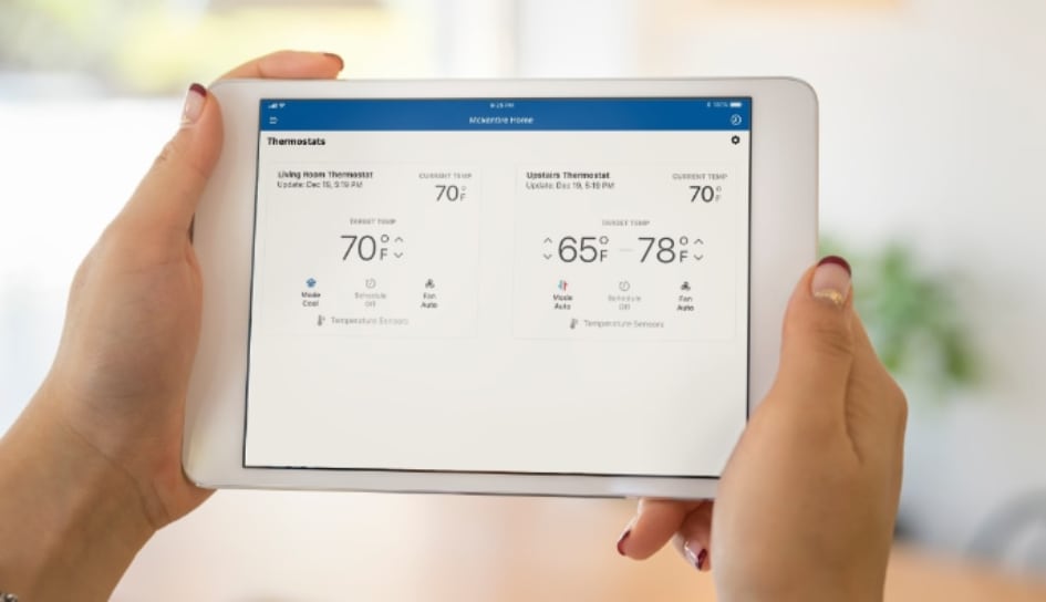 Thermostat control in Sandy Springs